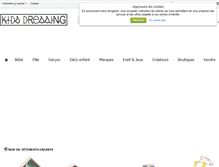 Tablet Screenshot of kidsdressing.com